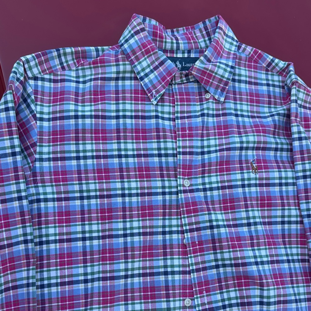 Ralph Lauren Multicolor Plaid Button Down Shirt
